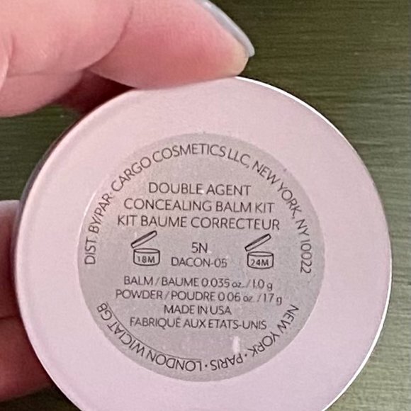 Cargo Cosmetics Double Agent Concealing Balm Kit 5N Dark - NWT - Picture 5 of 8
